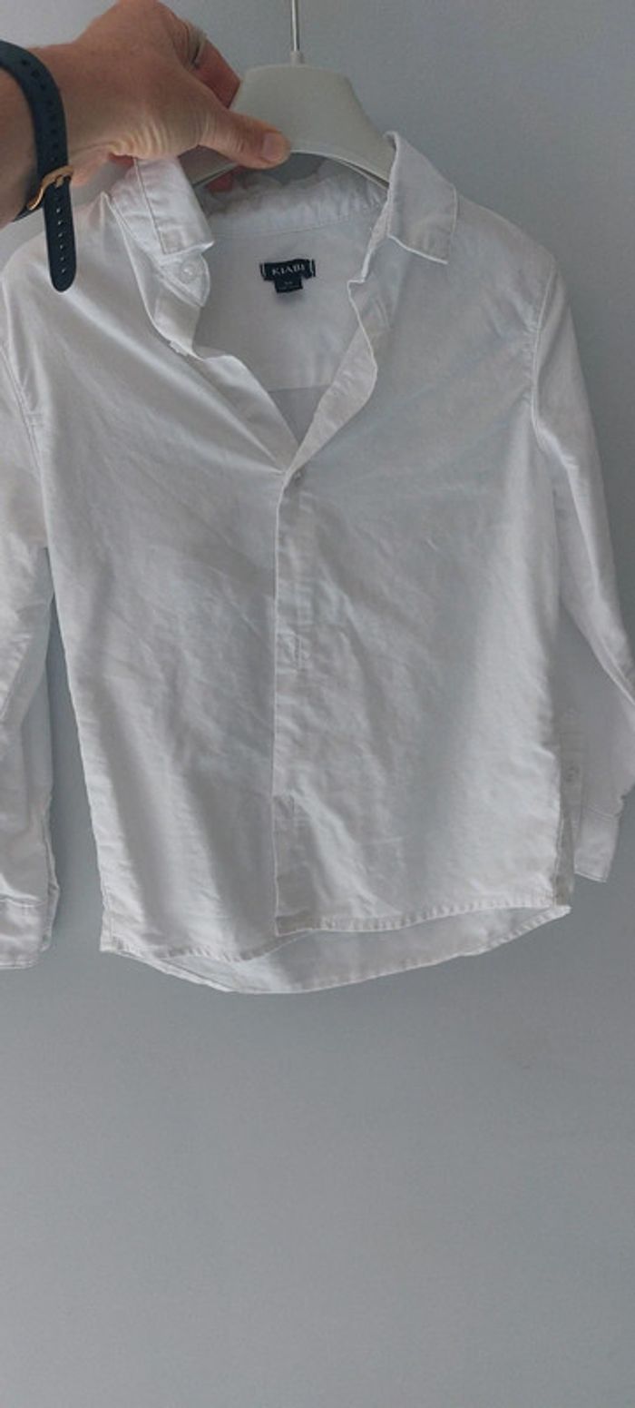 Chemise cérémonie neuve blanche 5 ans - photo numéro 2