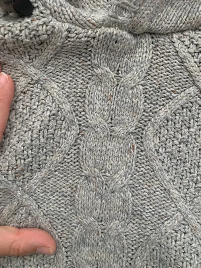 Pull à capuche tricot - photo numéro 4