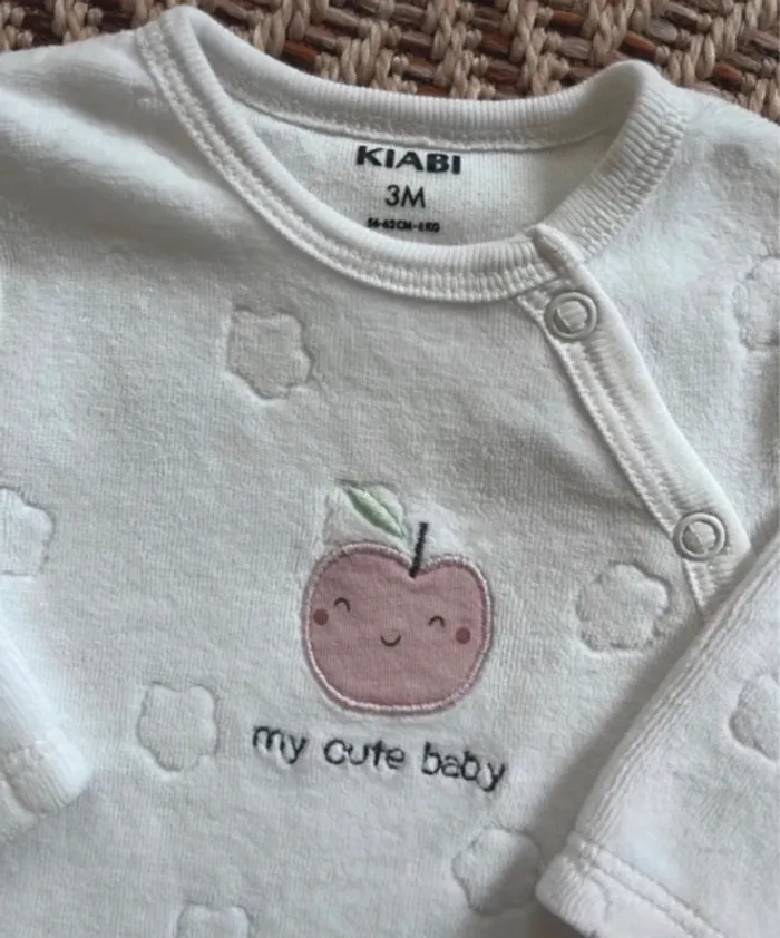 Pyjama Kiabi en velours 3M - photo numéro 2