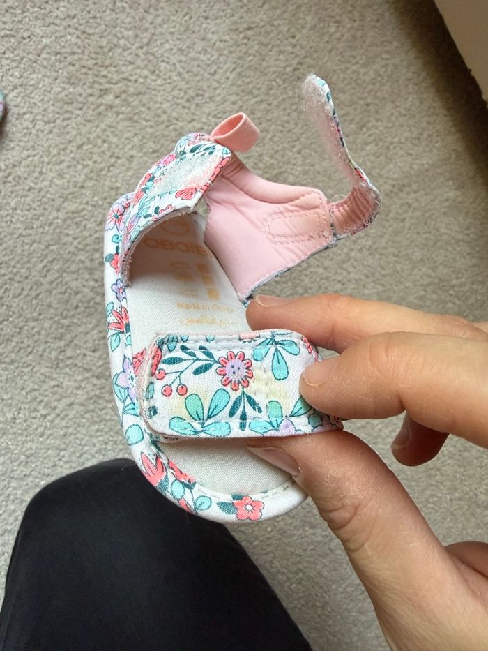 Paire de chaussons sandales 6/12 mois - Obaïbi - photo numéro 3