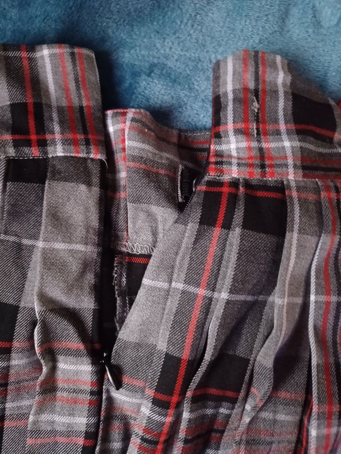 Jupe plissée à carreaux effet - photo numéro 4