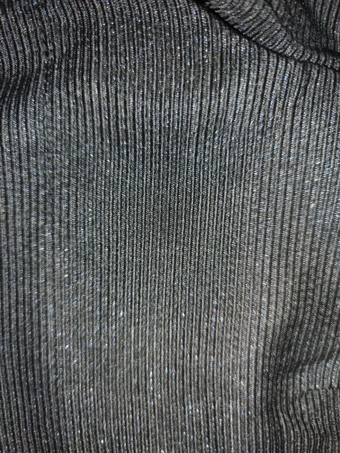 Short chino habillé paillettes bleues tao 8 ans - photo numéro 2
