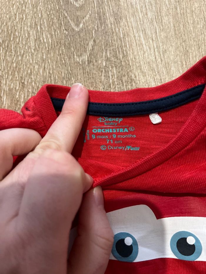 2 t-shirt manche longue orchestra car taille 9 mois - photo numéro 5