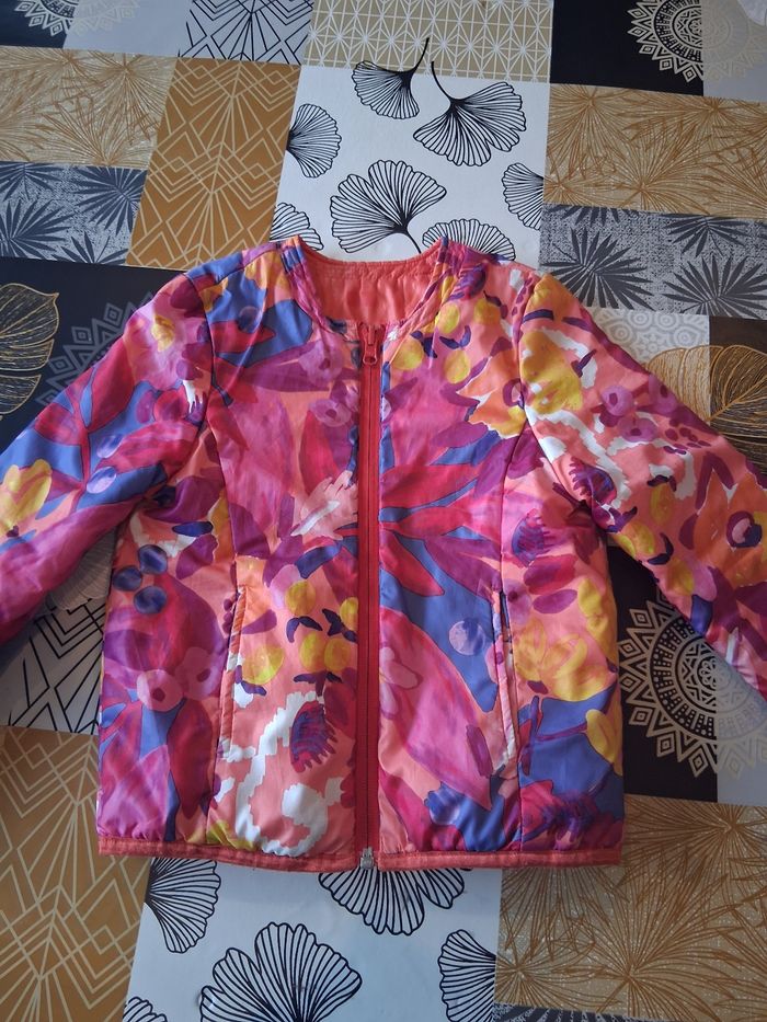 Veste mi-saison fille 5 ans colorée