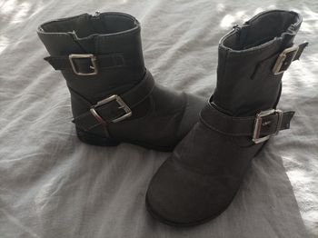 Bottine gris anthracite Gémo