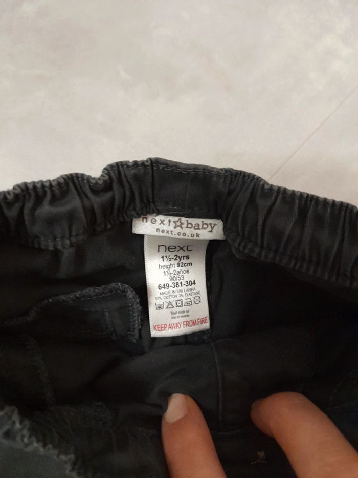 Pantalon gris foncé next - photo numéro 2