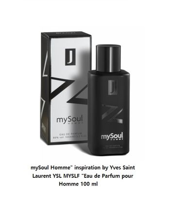 My Soul Homme " inspi Yves Saint Laurent  MYSLF " Eau de Parfum pour Homme 100 ml