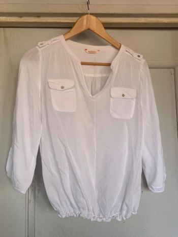 Blouse fluide manches 3/4