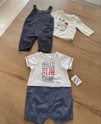 Lot 2 ensembles taille 3 mois