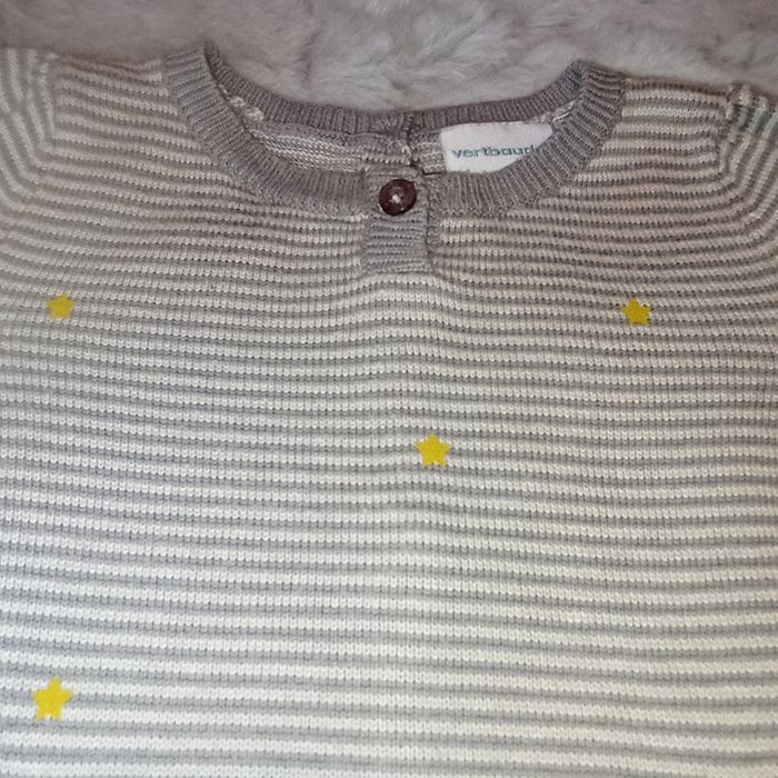 Superbe ensemble en maille robe et legging 6 mois 🌹 Verbaudet 🌹 très bon état - photo numéro 4