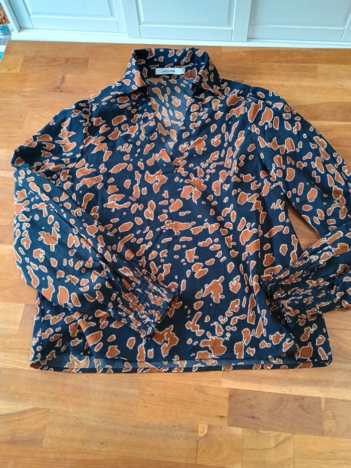 Blouse manches longues bouffantes