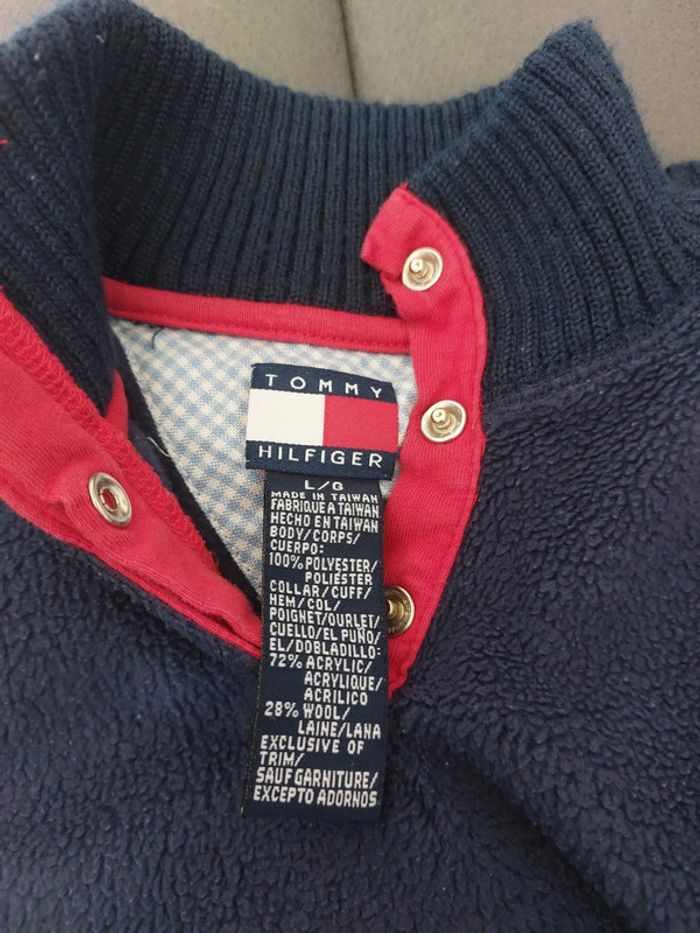 Pull polaire Tommy Hilfiger Girls taille 10/12 ans (L) - photo numéro 3