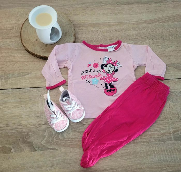 🌸 Pijama 2 pieces + chaussure 3 mois 🌸