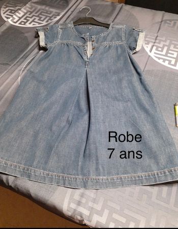 Robe jeans 7 ans