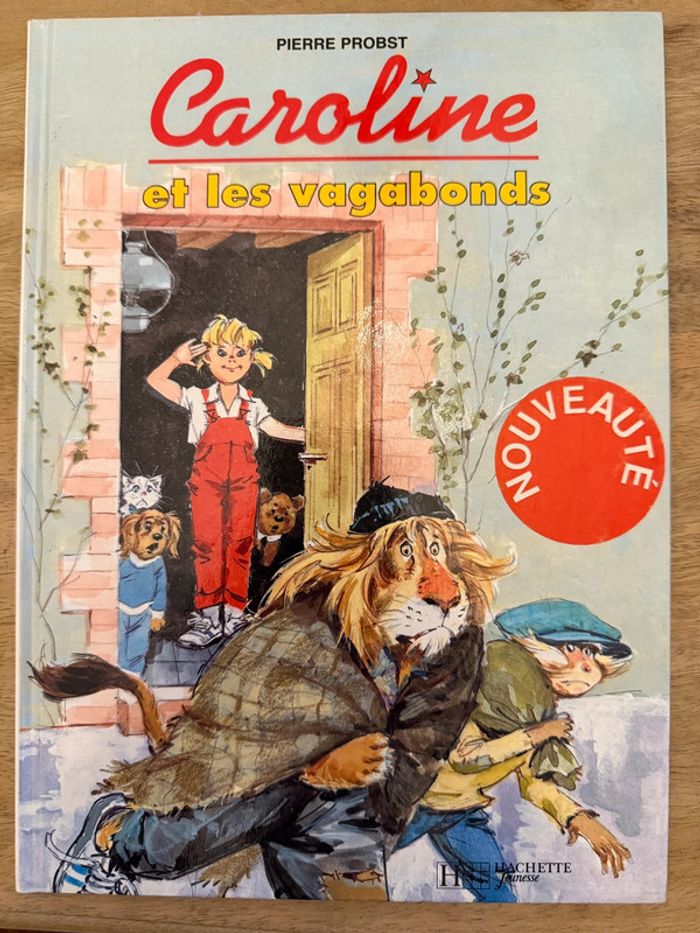 Livre vintage de collection Caroline et les vagabonds Pierre probst bd bande dessinée