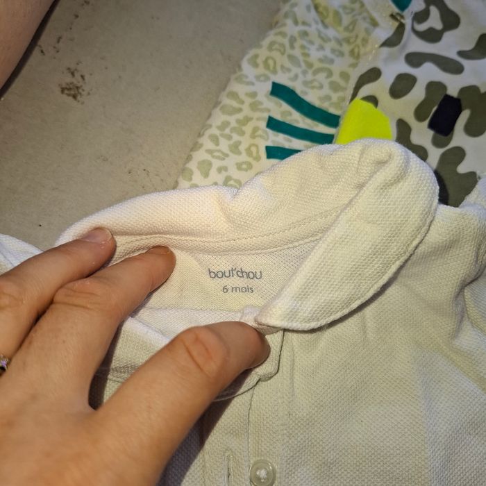 Lot #21 -  2 Tee shirts et 1 polo manches courtes DPAM Disney Petit Bateau et Bout'chou 6mois - photo numéro 5