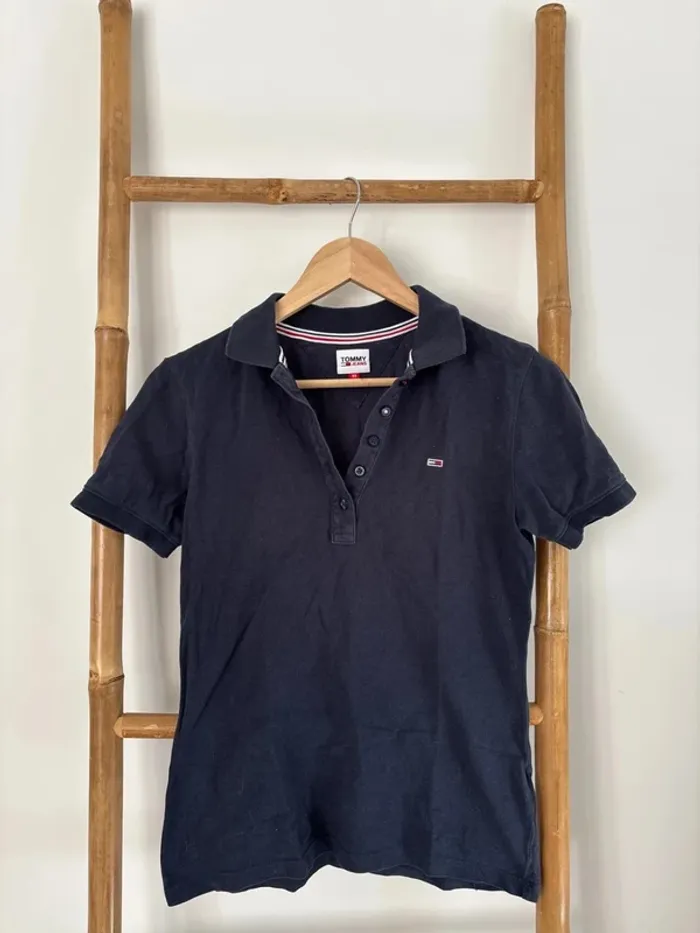 polo bleu marine tommy jeans taille XS