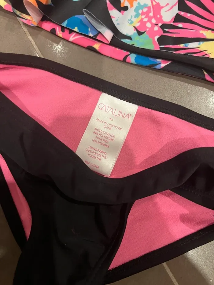 Maillot de bain fille 2 pieces 4/5 ans - photo numéro 4