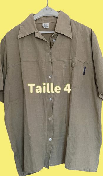 Chemise ou veste légère kaki. Taille 4. C Jeans