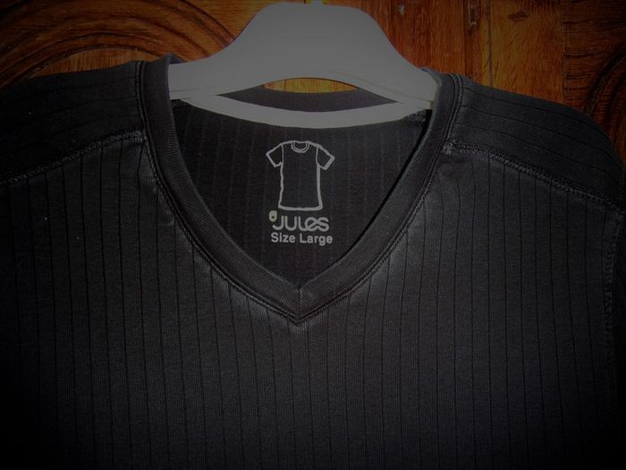 Tee shirt côtelé - L - photo numéro 2