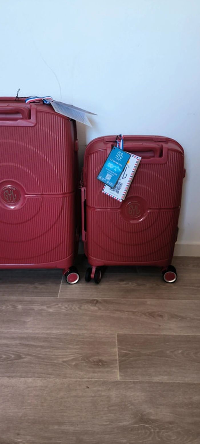 Lot valises cabine et bagages moyen neuf avec étiquette - photo numéro 3