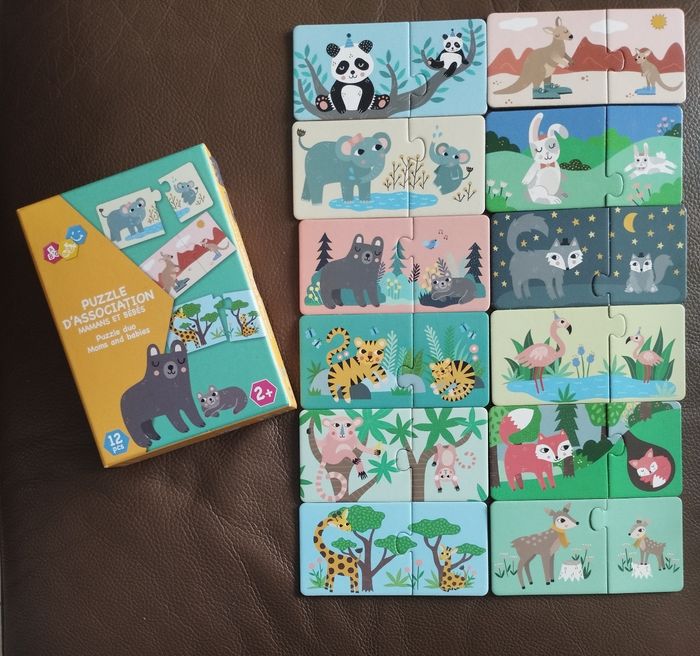 Puzzle d'association mamans et bébés - photo numéro 3