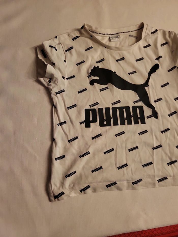 T-shirt blanc Puma - photo numéro 4