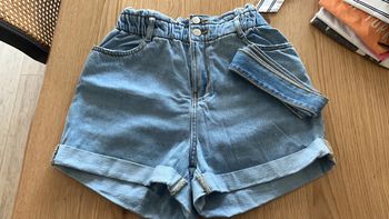 Short en jeans