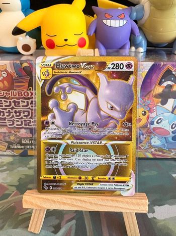 Carte Pokémon officielle Mewtwo Vstar Gold - Pokemon Go