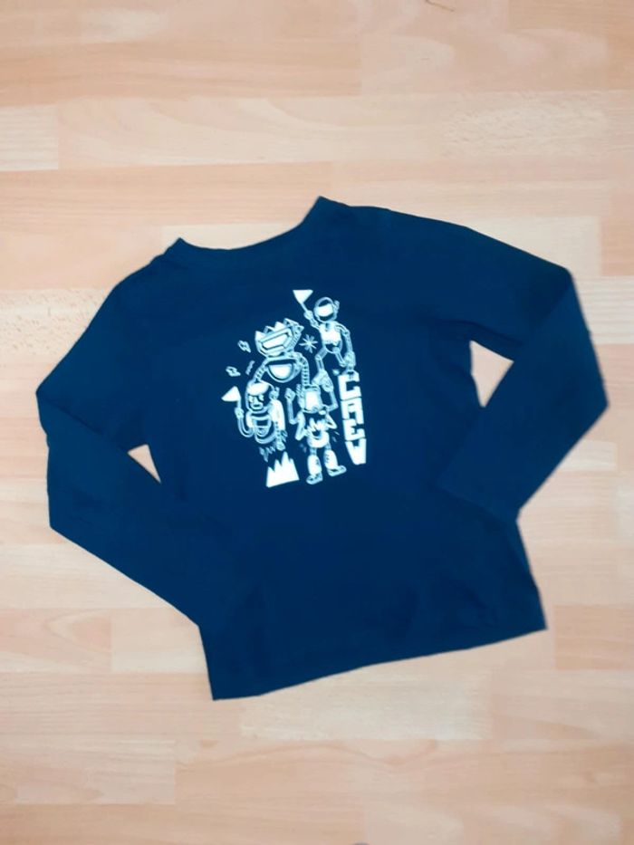 Tee-shirt manches longues Kiabi