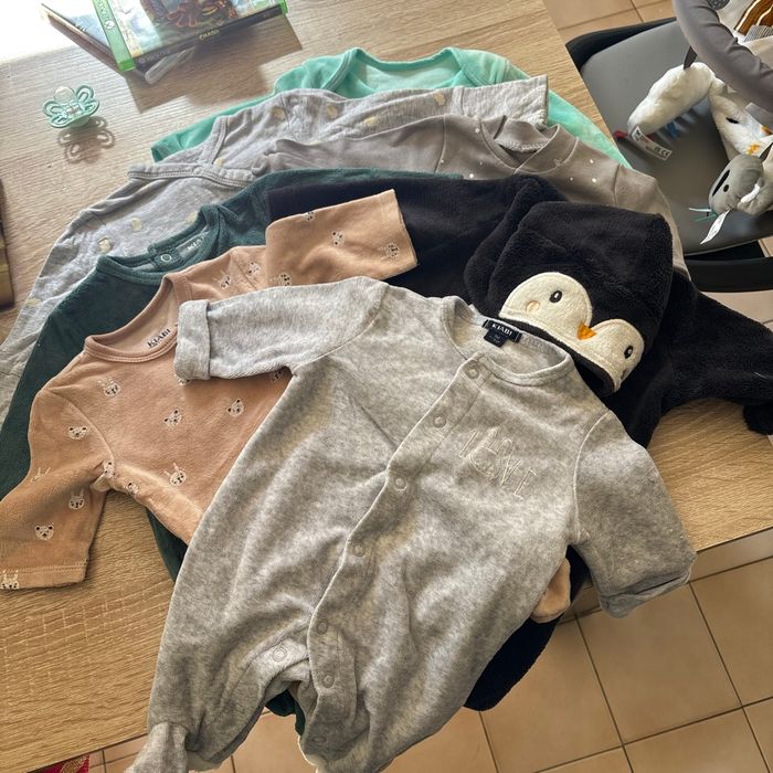 Lot bebe garçon 1 Mois