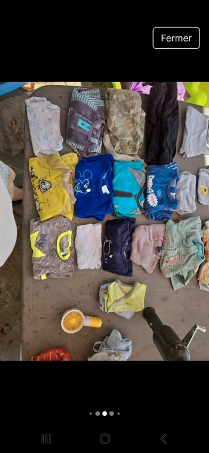 Gros lots de vêtements 1 mois garcon - photo numéro 4
