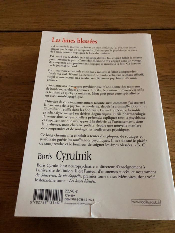 Les âmes blessées Boris Cyrulnik - photo numéro 2