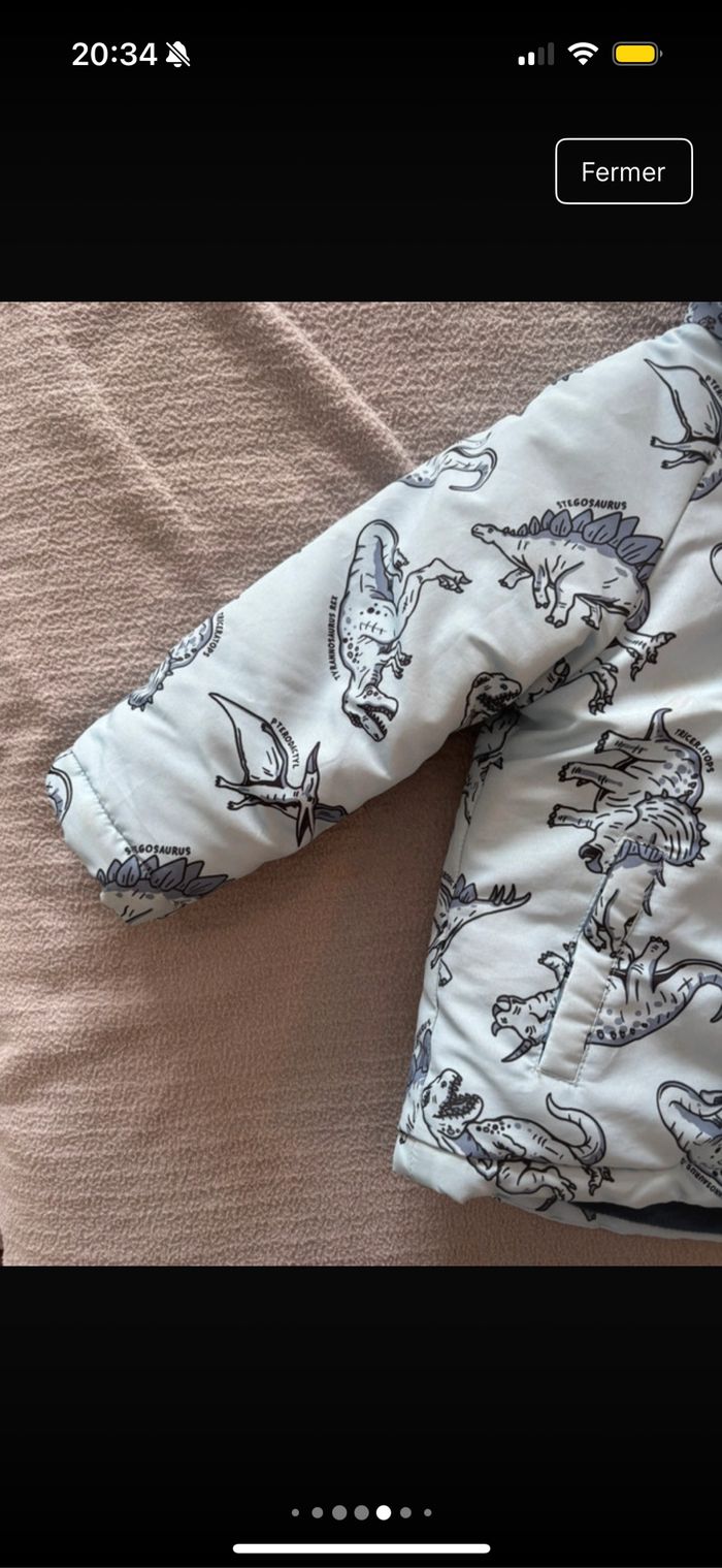 Manteau dinosaure bébé primark - photo numéro 3