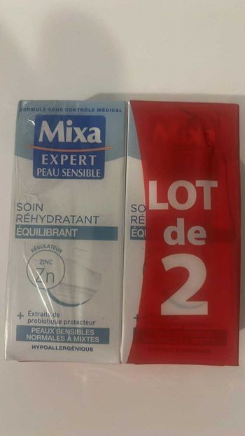 Mixa expert peau sensible/ soin Réhydratant Équilibrant