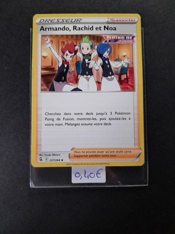 Carte Pokémon Armando, Rachid et Noa 227/264
