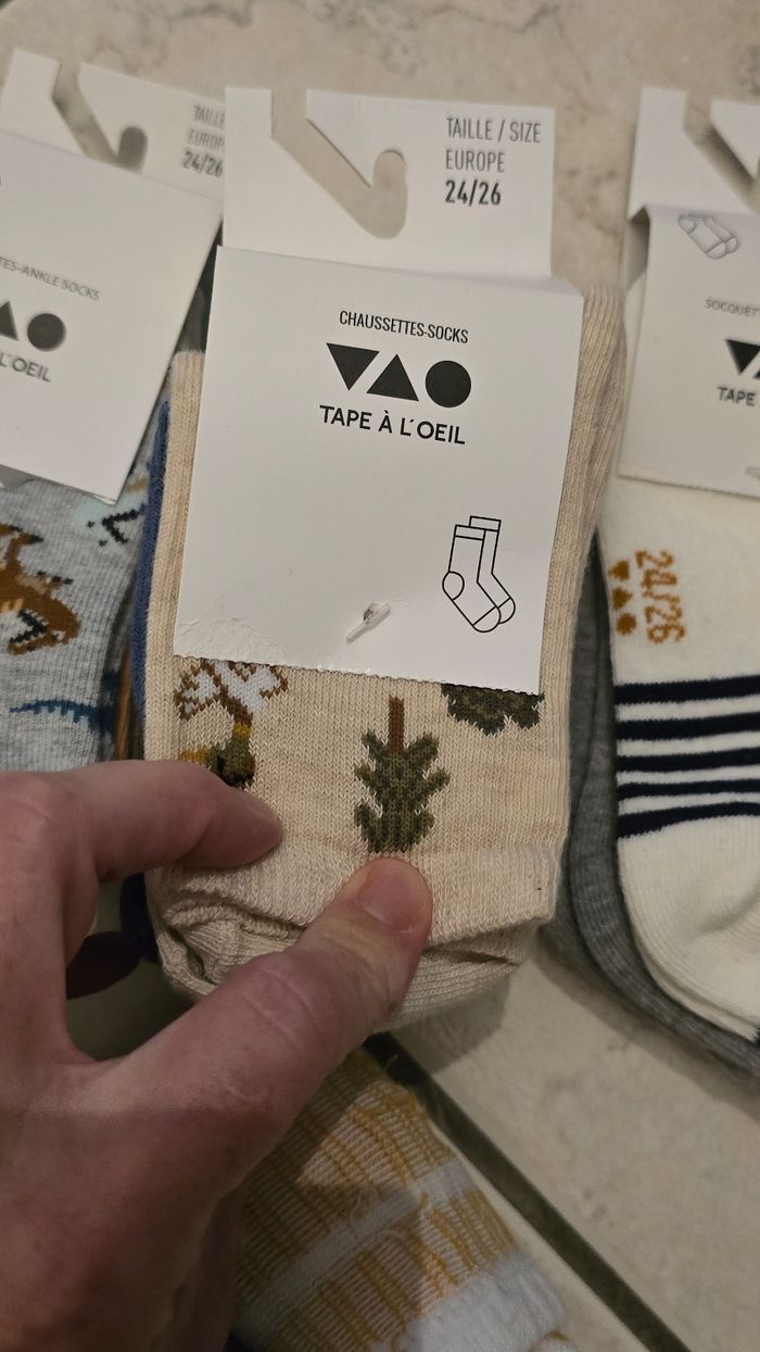 😍🤩💙 lot socquettes et chaussettes 23/26 et 24/26 garçon 💙🤩 - photo numéro 4