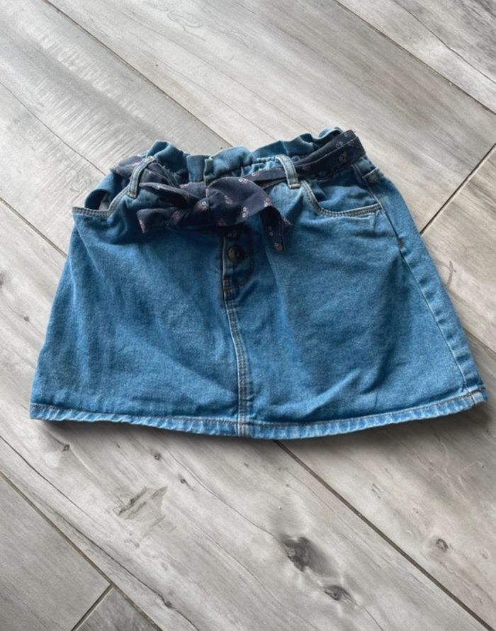 Jolie jupe en jean T 10 ans Vert Baudet bleu