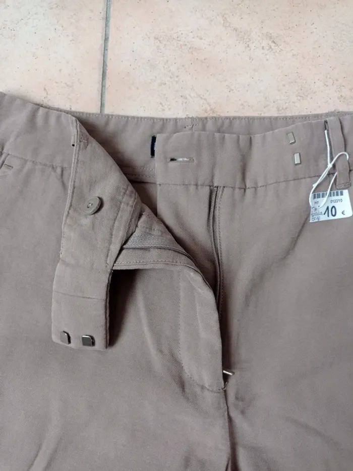 Pantalon fluide kaki - photo numéro 3
