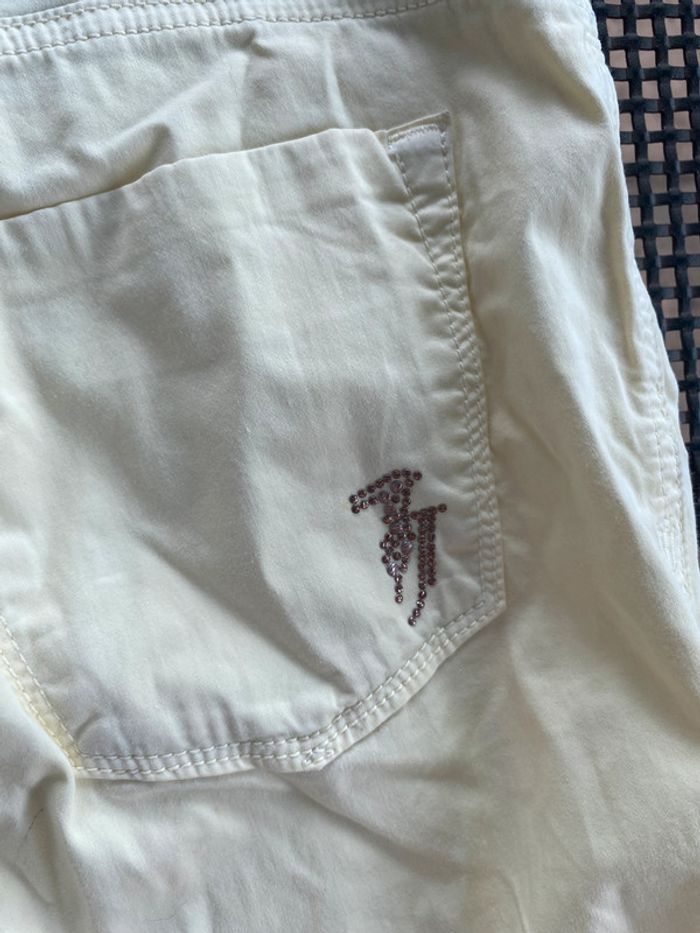 Pantalon jaune clair Trussardi w29 ou 38 40 - photo numéro 4