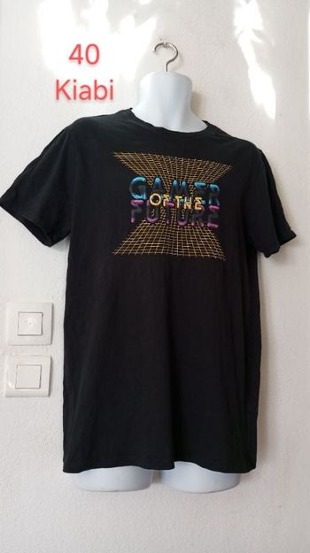 Tee shirt regular coton bio homme 40