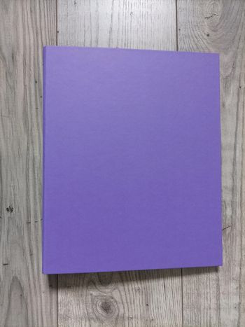 Grand classeur Exacompta violet neuf