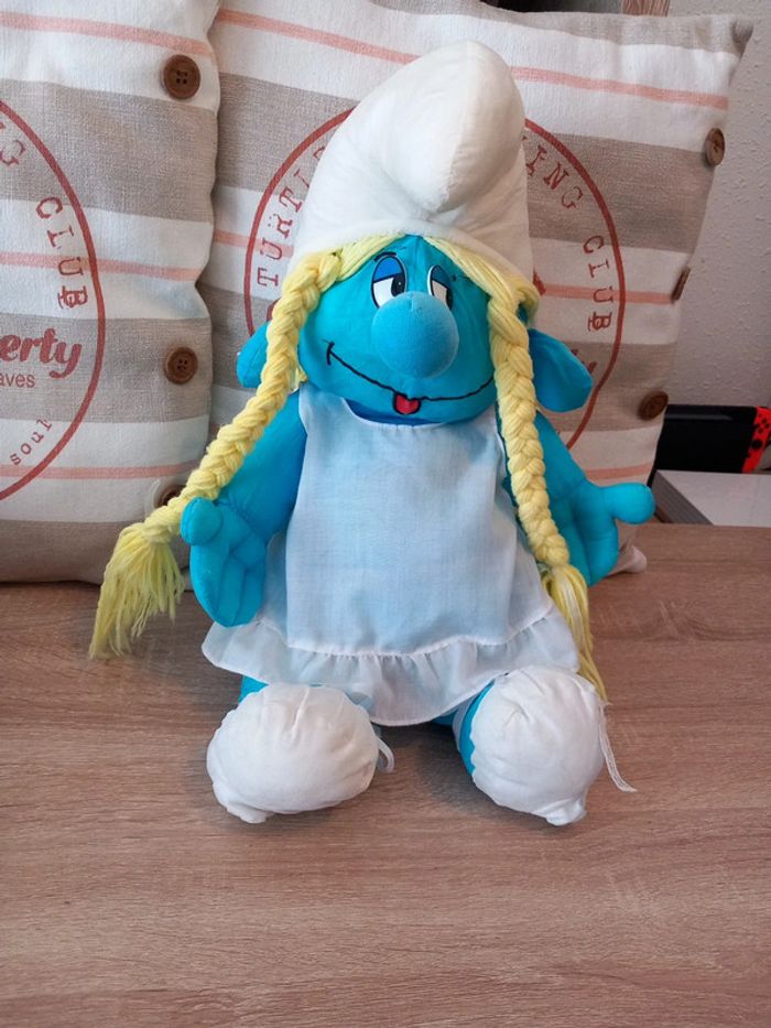 Peluche Schtroumpfette puffalump bikin 1983 - photo numéro 3