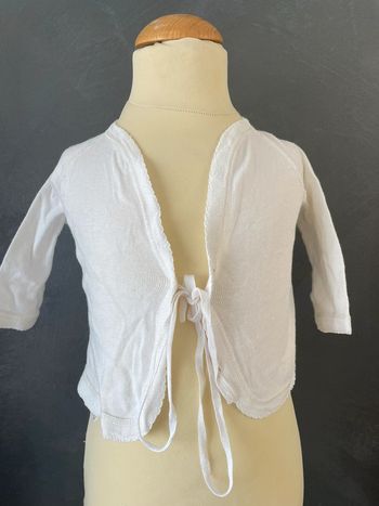Boléros bébé blanc