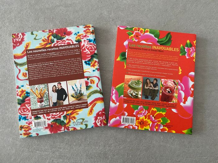 Lot de 2 livres de cuisine Les recettes inavouables - photo numéro 2