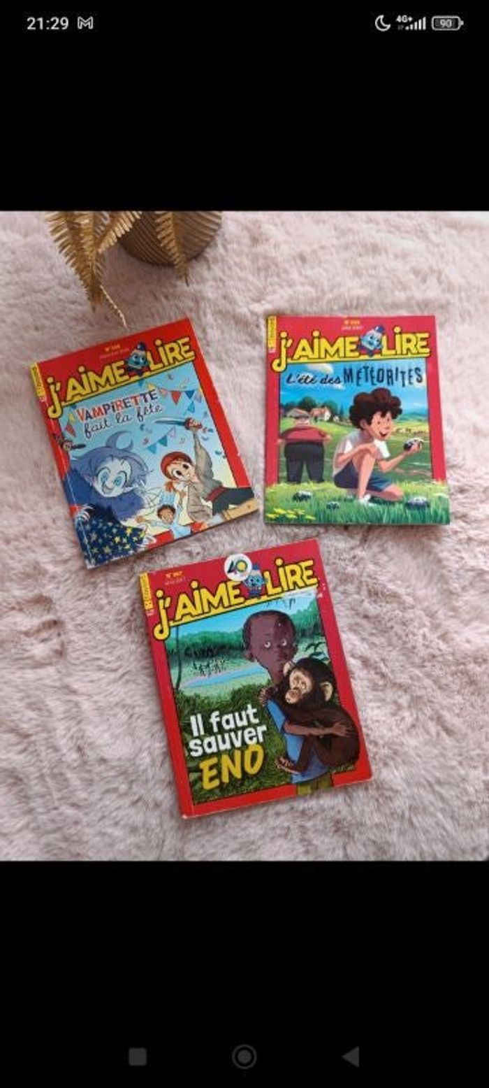 Lot livres j'aime lire