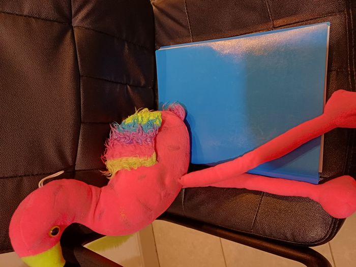 peluche flamant rose - photo numéro 2