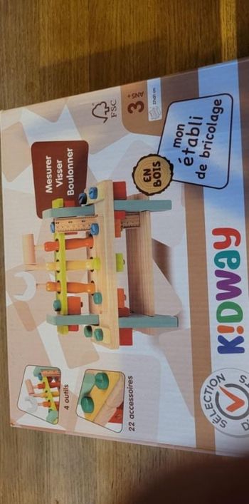 Établi en bois bricolage