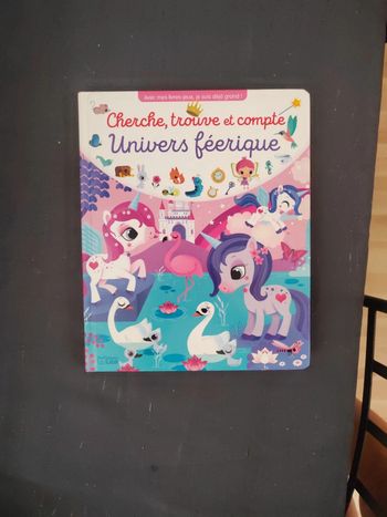 Cherche, trouve et compte univers féerique