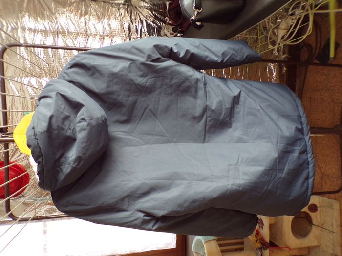 Long manteau marine T38 neuf - photo numéro 3